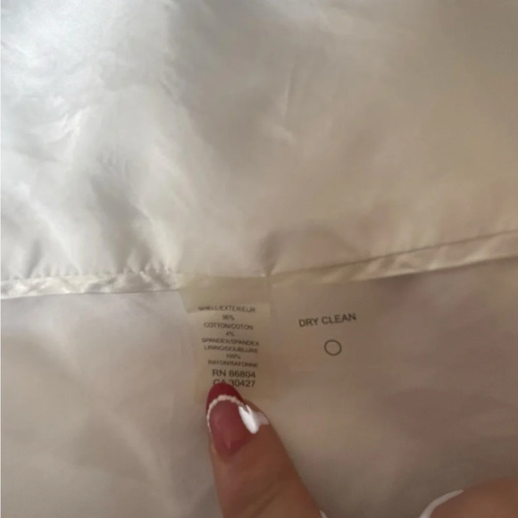 Magaschoni Collection Women’s White Jacket Size 12 Designer Business Spring - Picture 6 of 9